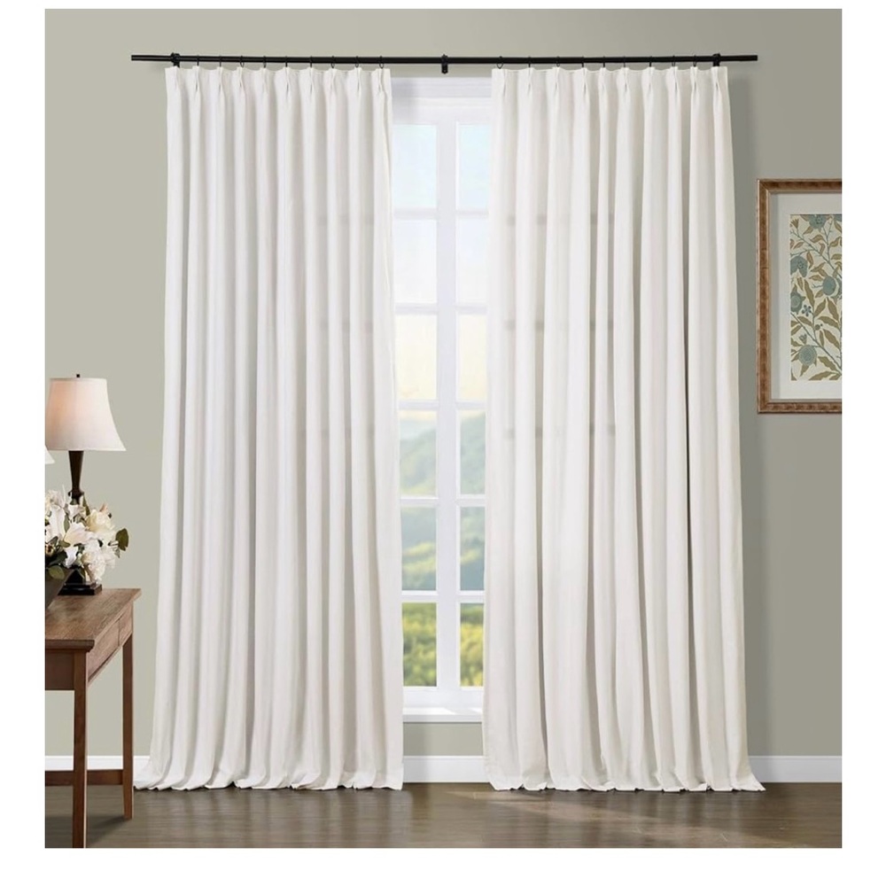 Viral two pages pinch pleat curtains